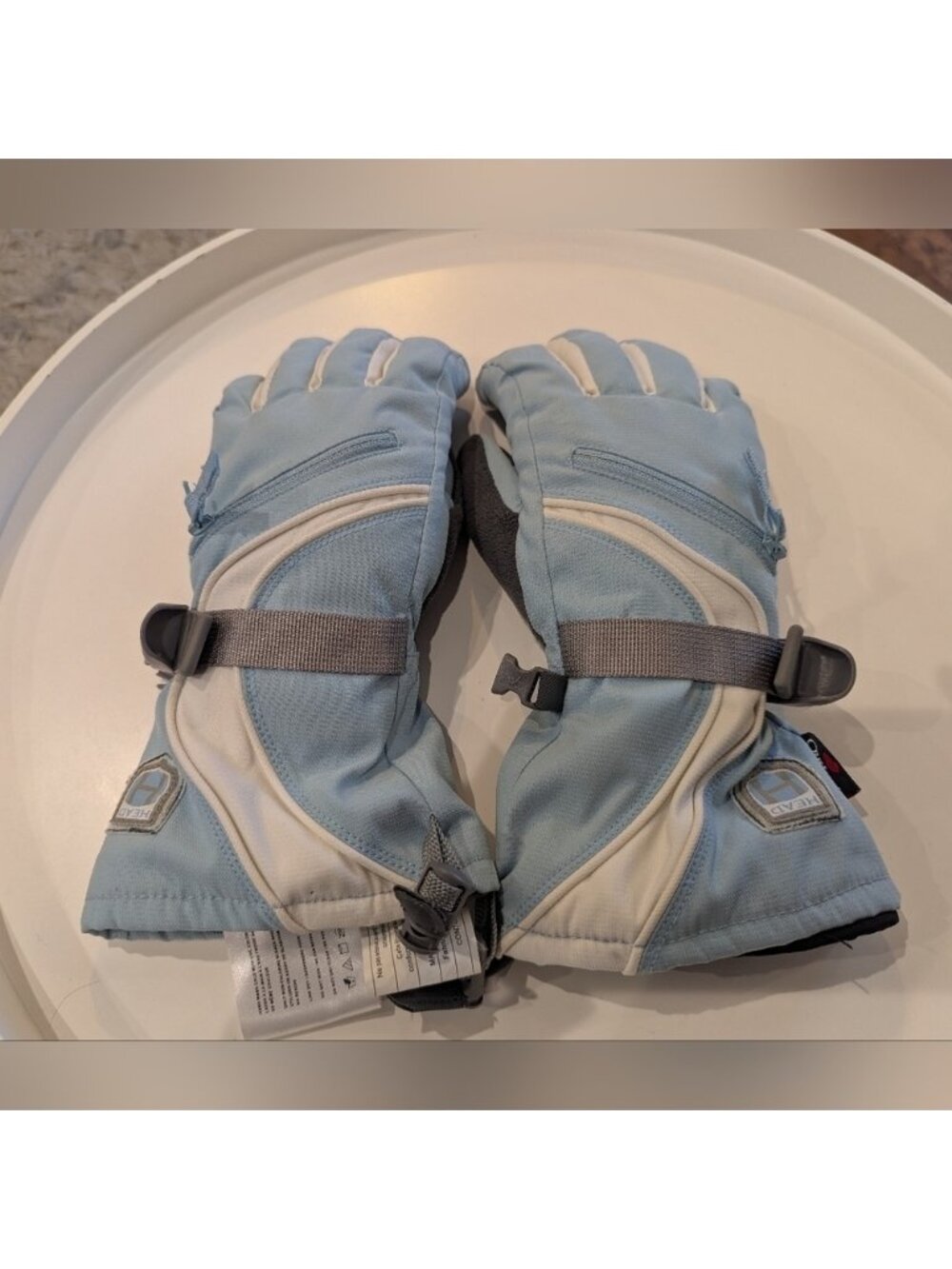 HEAD Winter Warm Sports Gloves Blue & Gray Adult Size small